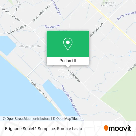 Mappa Brignone Società Semplice