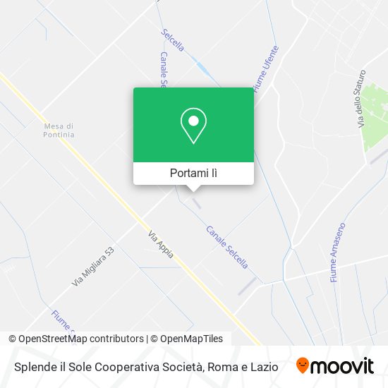 Mappa Splende il Sole Cooperativa Società