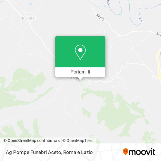 Mappa Ag Pompe Funebri Aceto