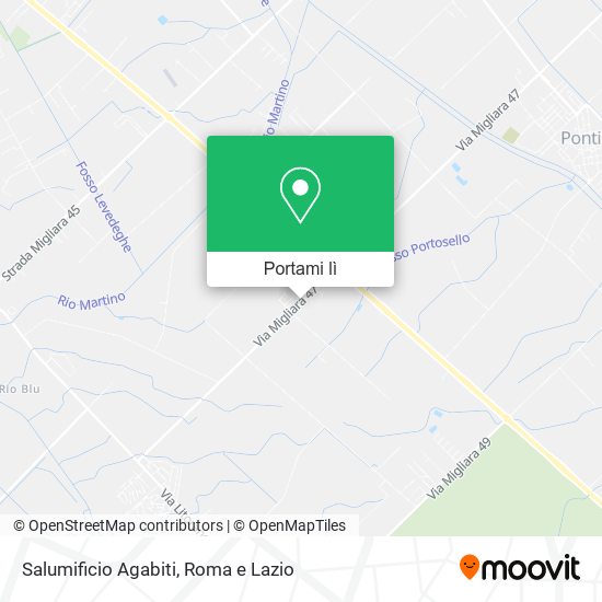 Mappa Salumificio Agabiti