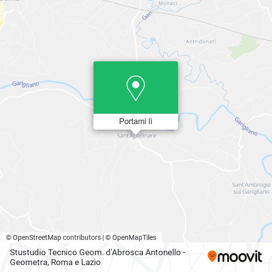 Mappa Stustudio Tecnico Geom. d'Abrosca Antonello - Geometra