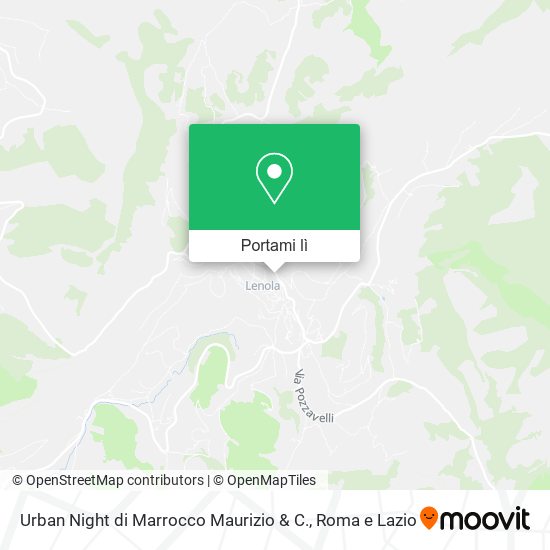 Mappa Urban Night di Marrocco Maurizio & C.