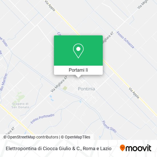 Mappa Elettropontina di Ciocca Giulio & C.