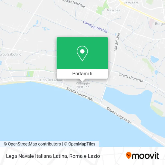 Mappa Lega Navale Italiana Latina