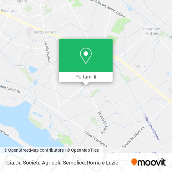 Mappa Gia.Da Società Agricola Semplice