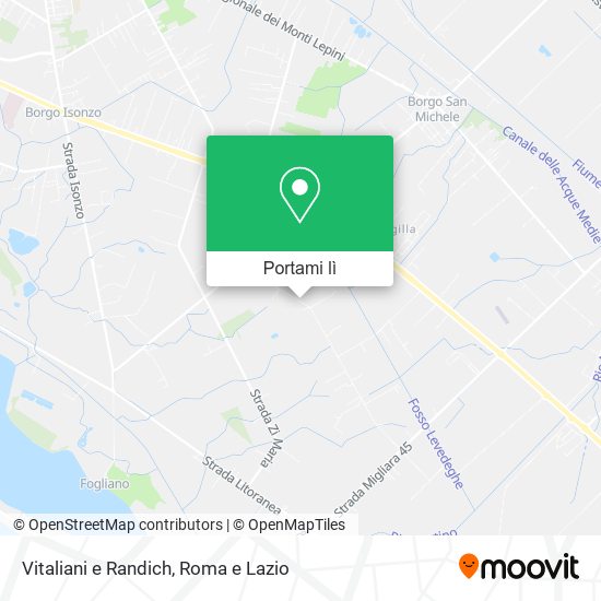 Mappa Vitaliani e Randich