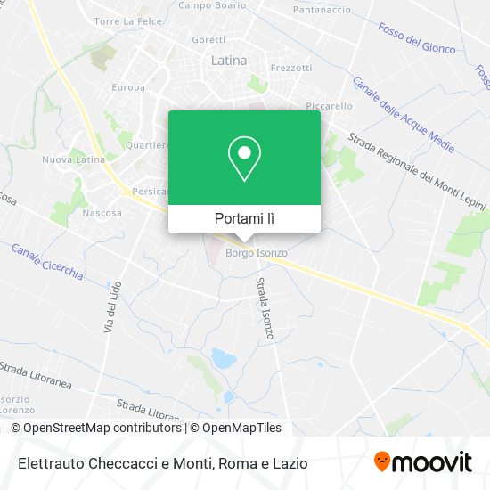 Mappa Elettrauto Checcacci e Monti
