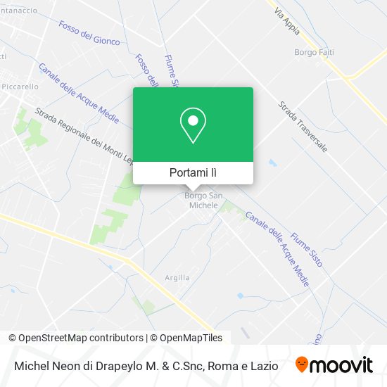 Mappa Michel Neon di Drapeylo M. & C.Snc