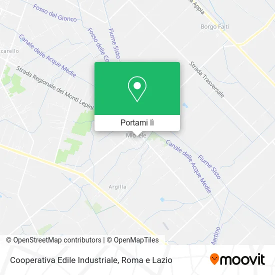 Mappa Cooperativa Edile Industriale