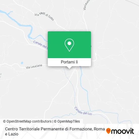 Mappa Centro Territoriale Permanente di Formazione
