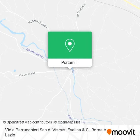 Mappa Vid'a Parrucchieri Sas di Viscusi Evelina & C.