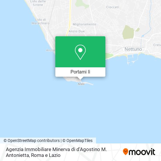 Mappa Agenzia Immobiliare Minerva di d'Agostino M. Antonietta