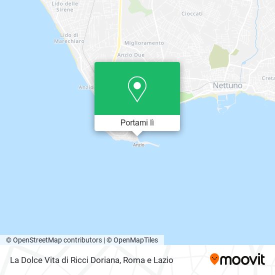 Mappa La Dolce Vita di Ricci Doriana