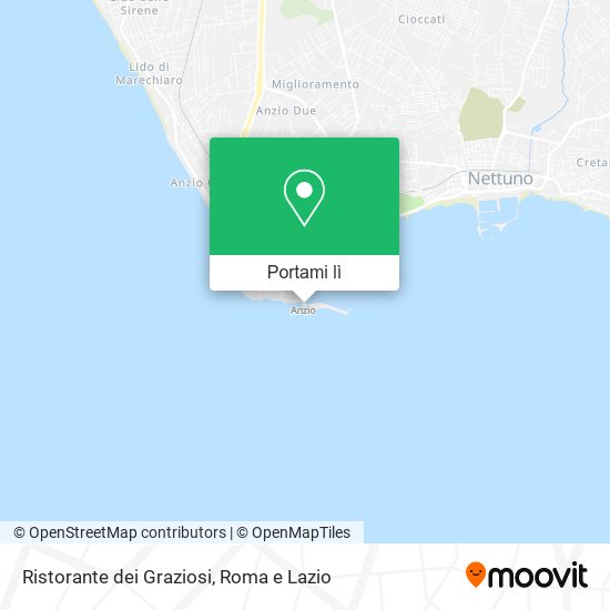 Mappa Ristorante dei Graziosi