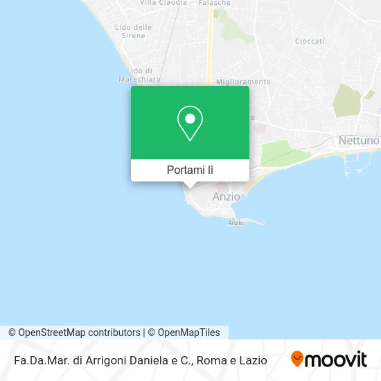 Mappa Fa.Da.Mar. di Arrigoni Daniela e C.