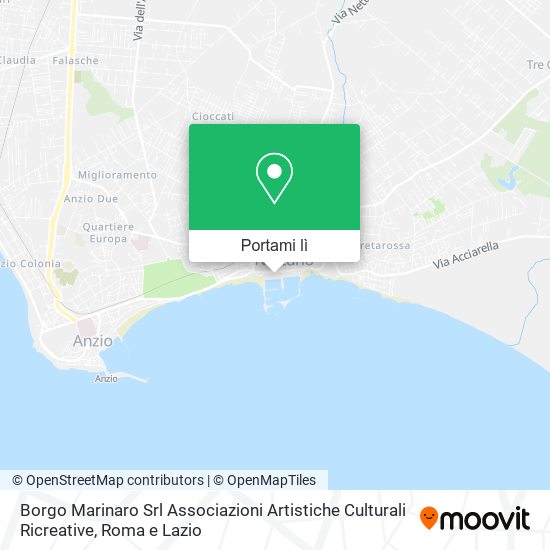 Mappa Borgo Marinaro Srl Associazioni Artistiche Culturali Ricreative