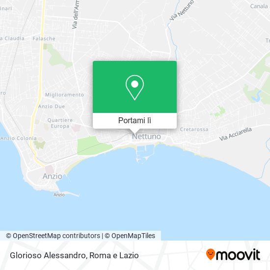 Mappa Glorioso Alessandro
