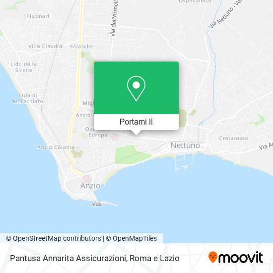 Mappa Pantusa Annarita Assicurazioni