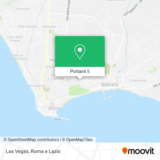 Mappa Las Vegas