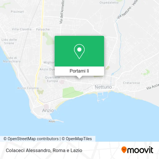 Mappa Colaceci Alessandro