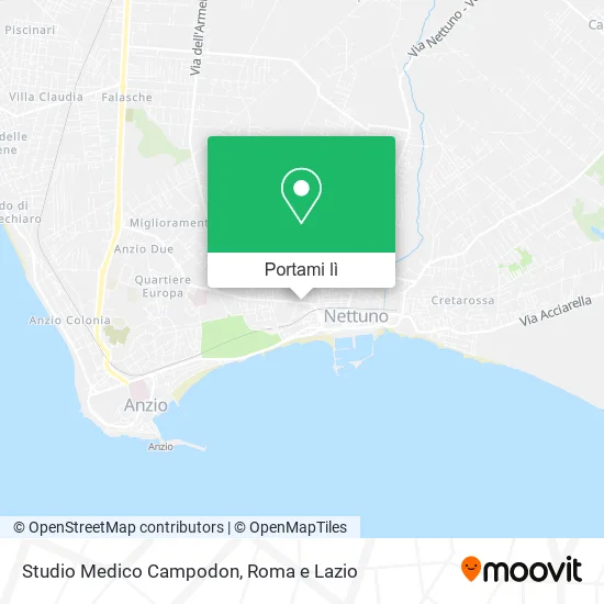 Mappa Studio Medico Campodon