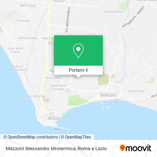 Mappa Mazzoni Alessandro Idrotermica