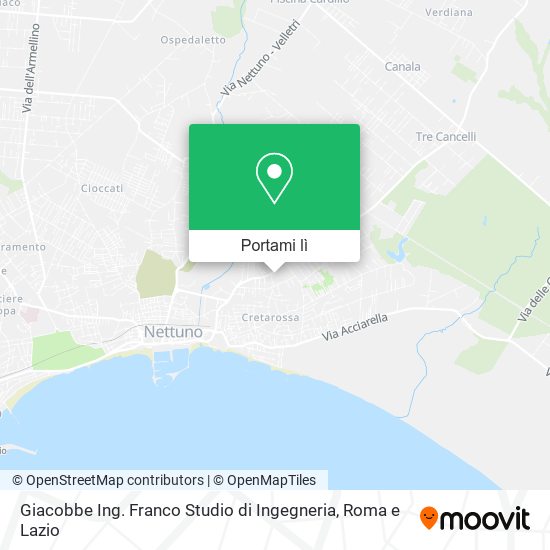 Mappa Giacobbe Ing. Franco Studio di Ingegneria