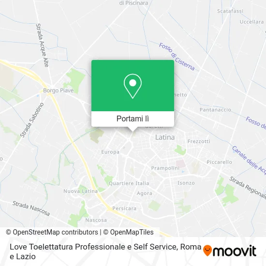 Mappa Love Toelettatura Professionale e Self Service