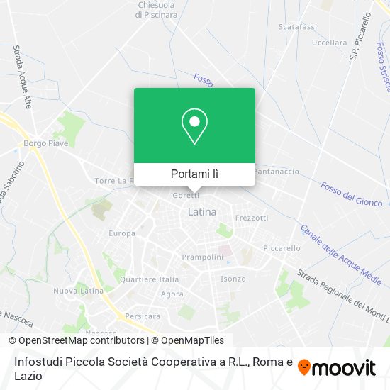 Mappa Infostudi Piccola Società Cooperativa a R.L.