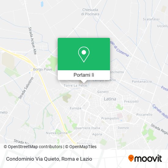 Mappa Condominio Via Quieto
