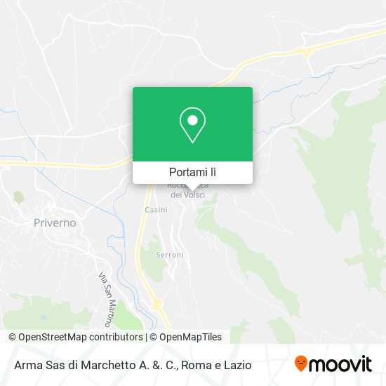 Mappa Arma Sas di Marchetto A. &. C.