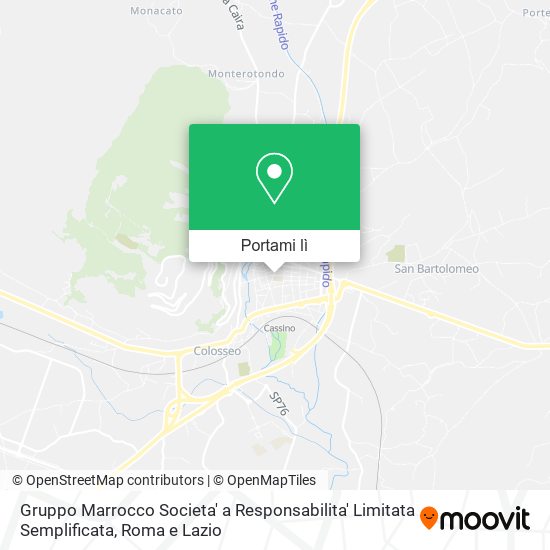 Mappa Gruppo Marrocco Societa' a Responsabilita' Limitata Semplificata