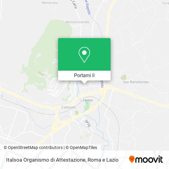 Mappa Italsoa Organismo di Attestazione