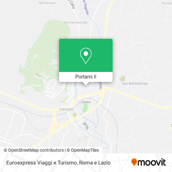 Mappa Euroexpress Viaggi e Turismo