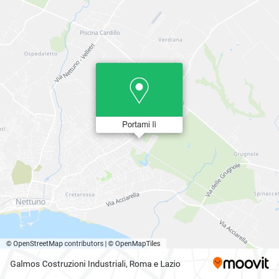 Mappa Galmos Costruzioni Industriali