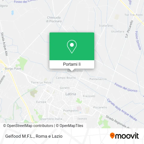 Mappa Gelfood M.F.L.