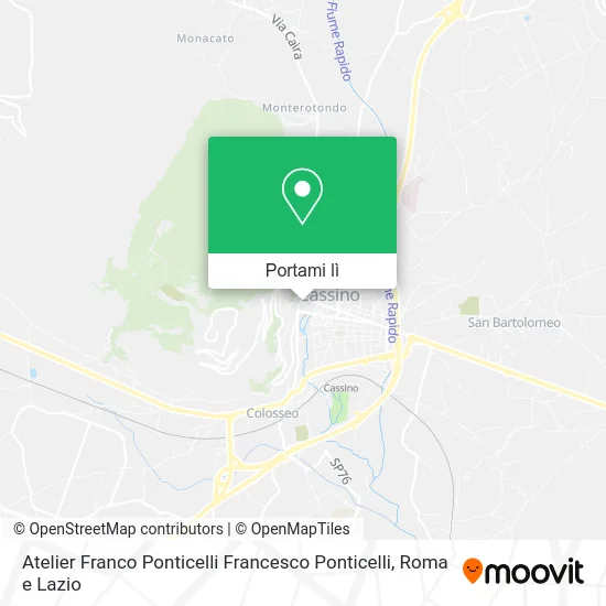 Mappa Atelier Franco Ponticelli Francesco Ponticelli