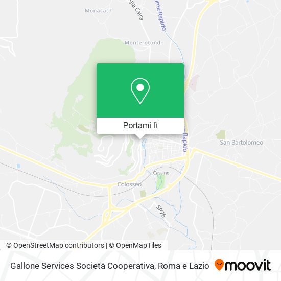 Mappa Gallone Services Società Cooperativa