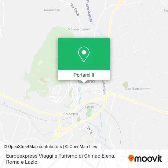 Mappa Europexpress Viaggi e Turismo di Chiriac Elena
