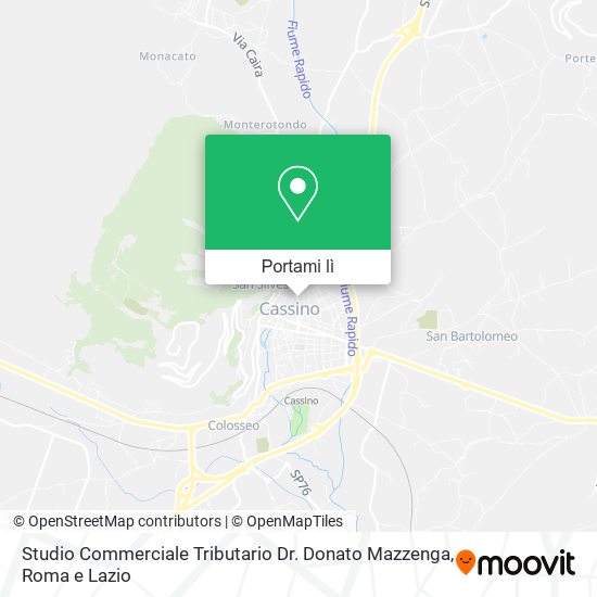 Mappa Studio Commerciale Tributario Dr. Donato Mazzenga