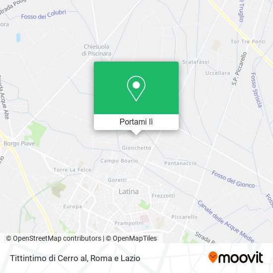 Mappa Tittintimo di Cerro al