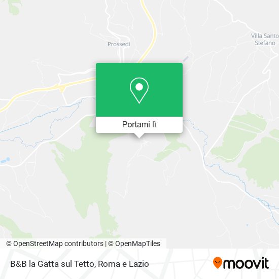Mappa B&B la Gatta sul Tetto