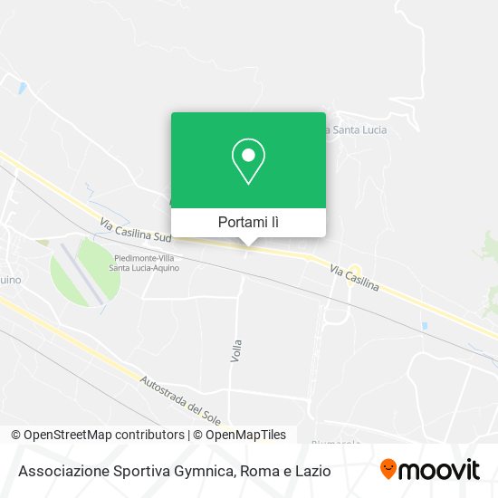Mappa Associazione Sportiva Gymnica