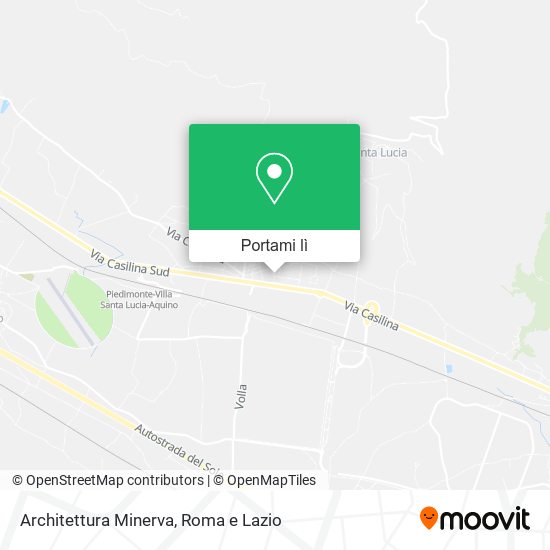 Mappa Architettura Minerva