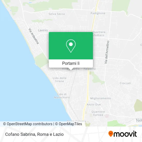 Mappa Cofano Sabrina