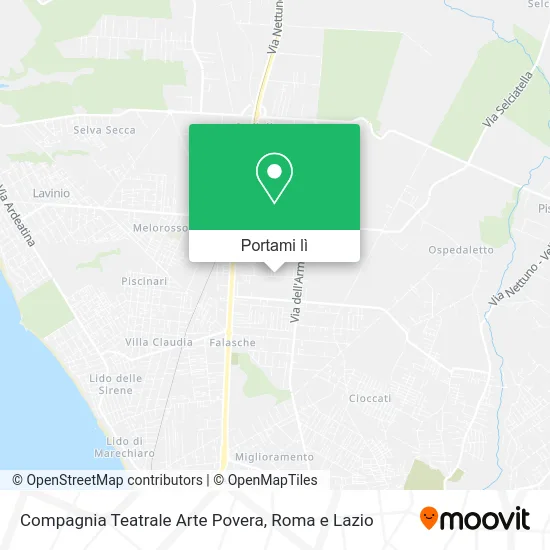 Mappa Compagnia Teatrale Arte Povera