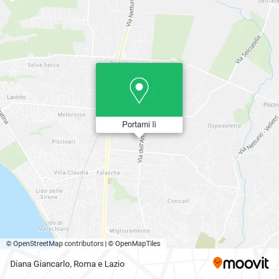 Mappa Diana Giancarlo