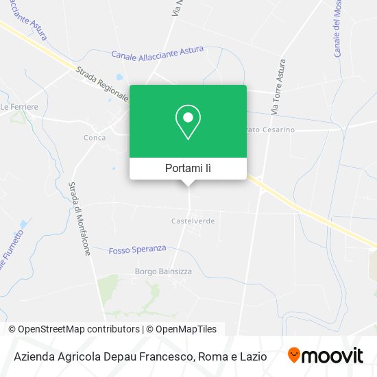 Mappa Azienda Agricola Depau Francesco