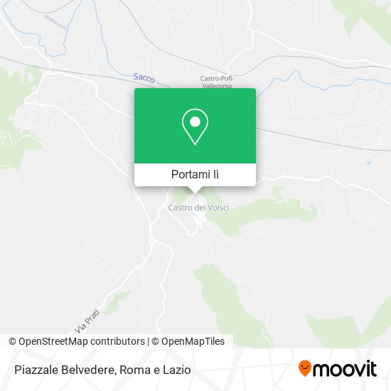Mappa Piazzale Belvedere