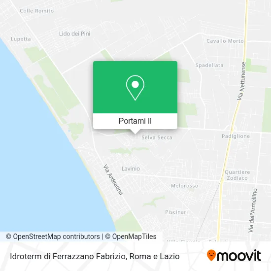 Mappa Idroterm di Ferrazzano Fabrizio